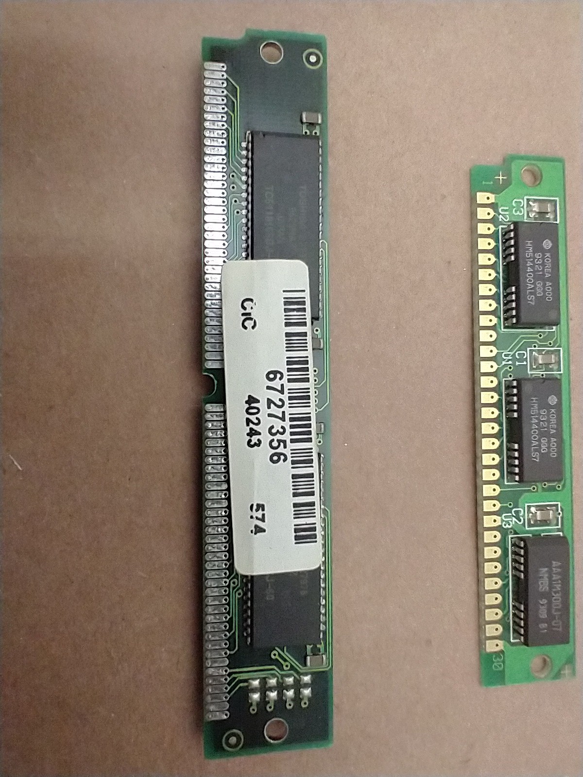LOT#3 Memory Modules Vintage Unknown