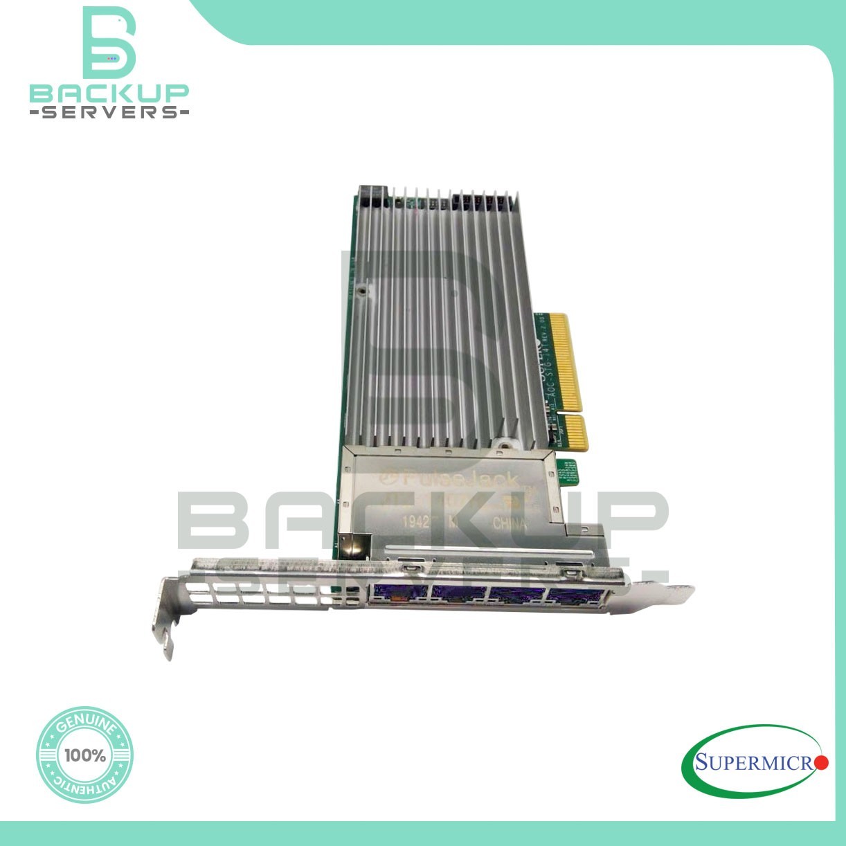 AOC-STG-i4T Supermicro Quad-Port 10Gbps PCI-Express 3.0 x8 RJ-45 Network Adapter