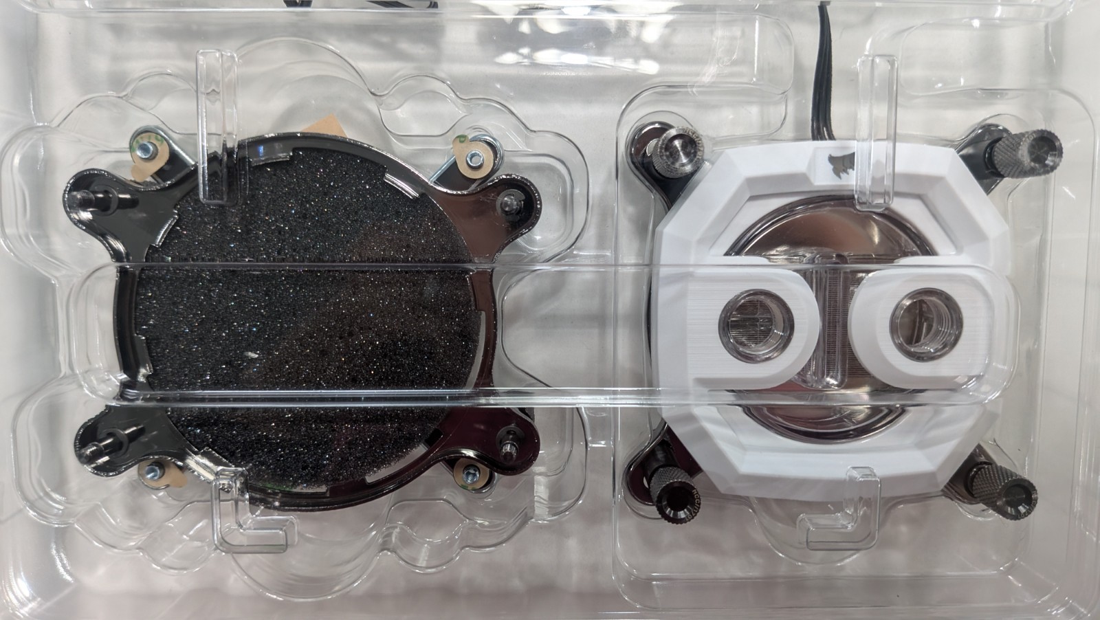 Corsair Hydro X Series XC7 RGB White CPU Water Block Intel LGA 1200 AMD AM4