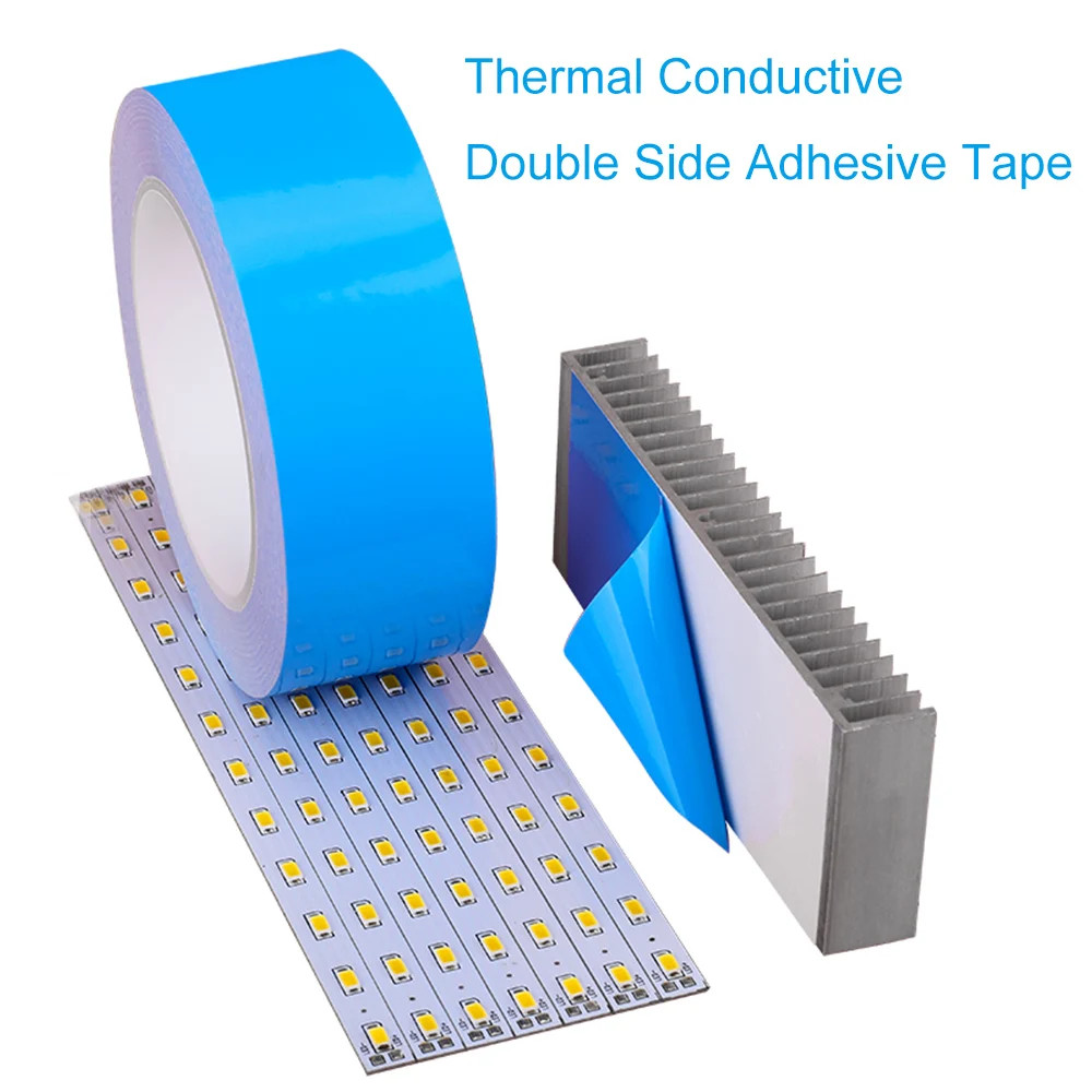 Thermal Conductive Double Side Adhesive Tape 10M Heatsink LED IC Chip CPU GPU