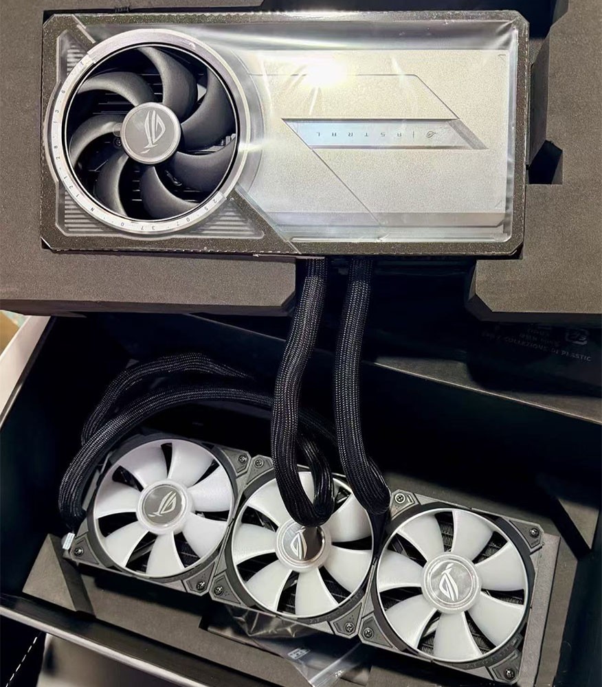 For Asus ROG Astral LC RTX5090 Series Graphics Card HeatSink Cooling Fan