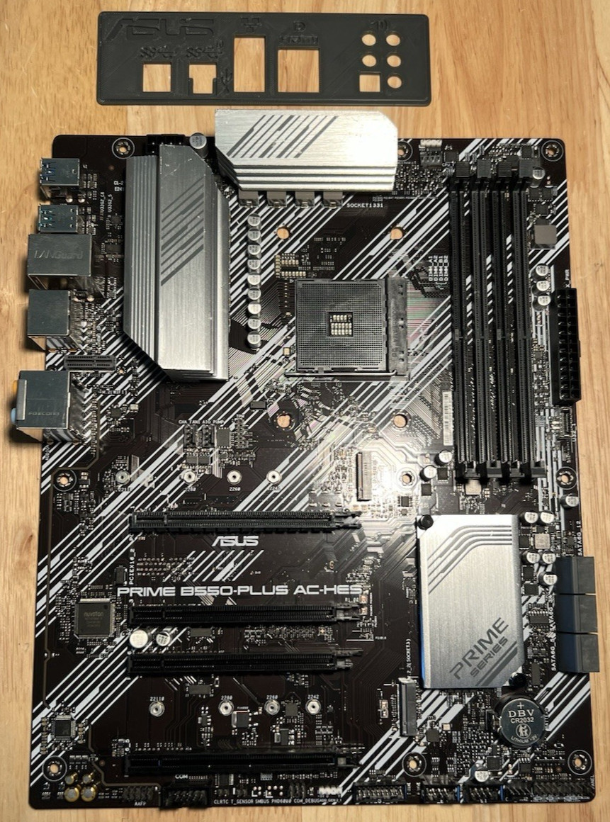 ASUS PRIME B550-PLUS AC-HES, Socket AM4, AMD Ryzen Motherboard *Please Read!*