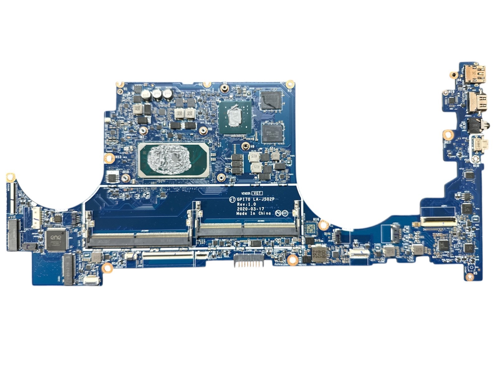 HP ENVY 17m-cg0013dx 17.3″ Laptop Motherboard Intel Core I7-1065G7 LA-J502P