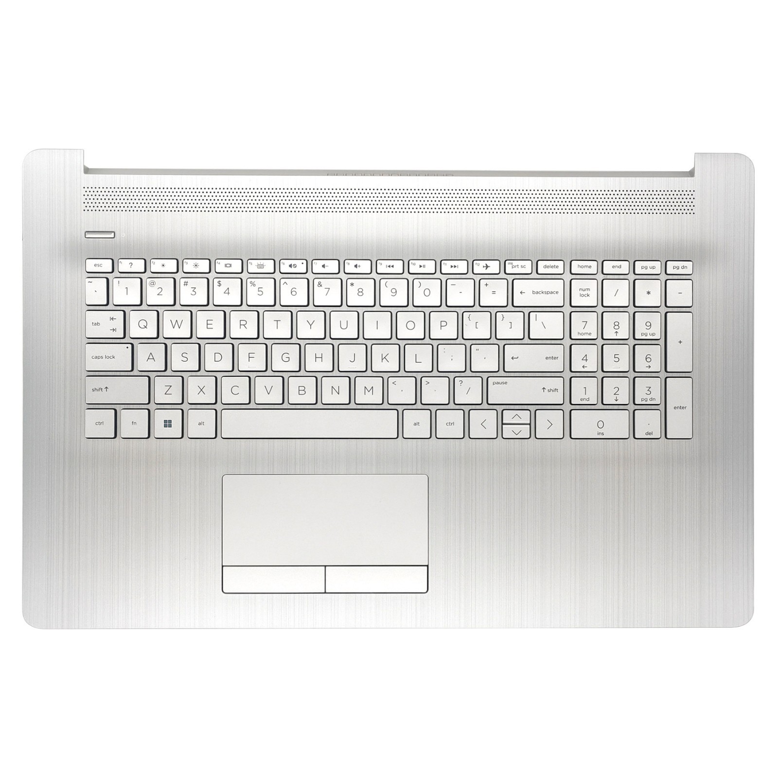 For HP 17-BY 17-CA Palmrest Backlit Keyboard PTP Touchpad ODD Silver L92783-001