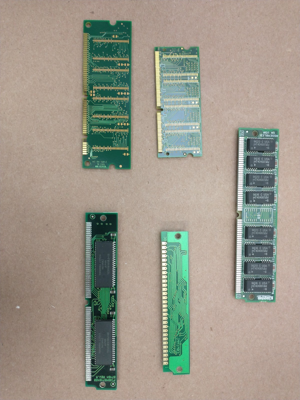 LOT#3 Memory Modules Vintage Unknown