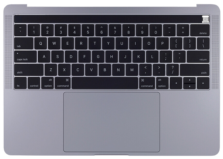 OEM MacBook Pro 13″ w/ Touch Bar Top Case w/ Battery A1989 2018 2019 Space Gray