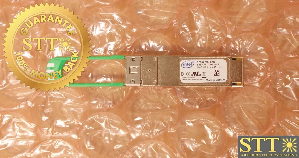 SPTSLP3SLCAS INTEL OPTICAL TRANSCEIVER 100G DR1 2KM 1311NM DUPLEX LC