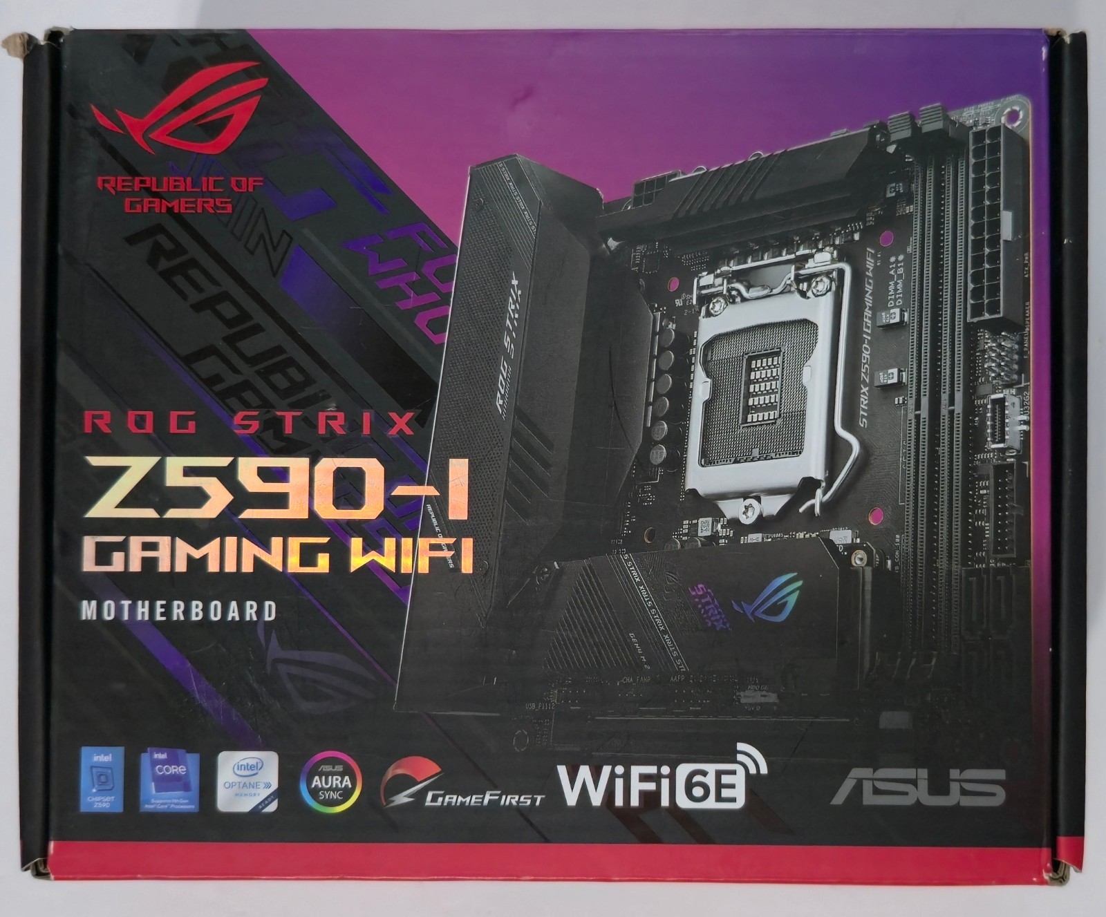 ASUS ROG Strix Z590-I Gaming WiFi Mini-ITX Intel LGA 1200 DDR4 Motherboard *READ