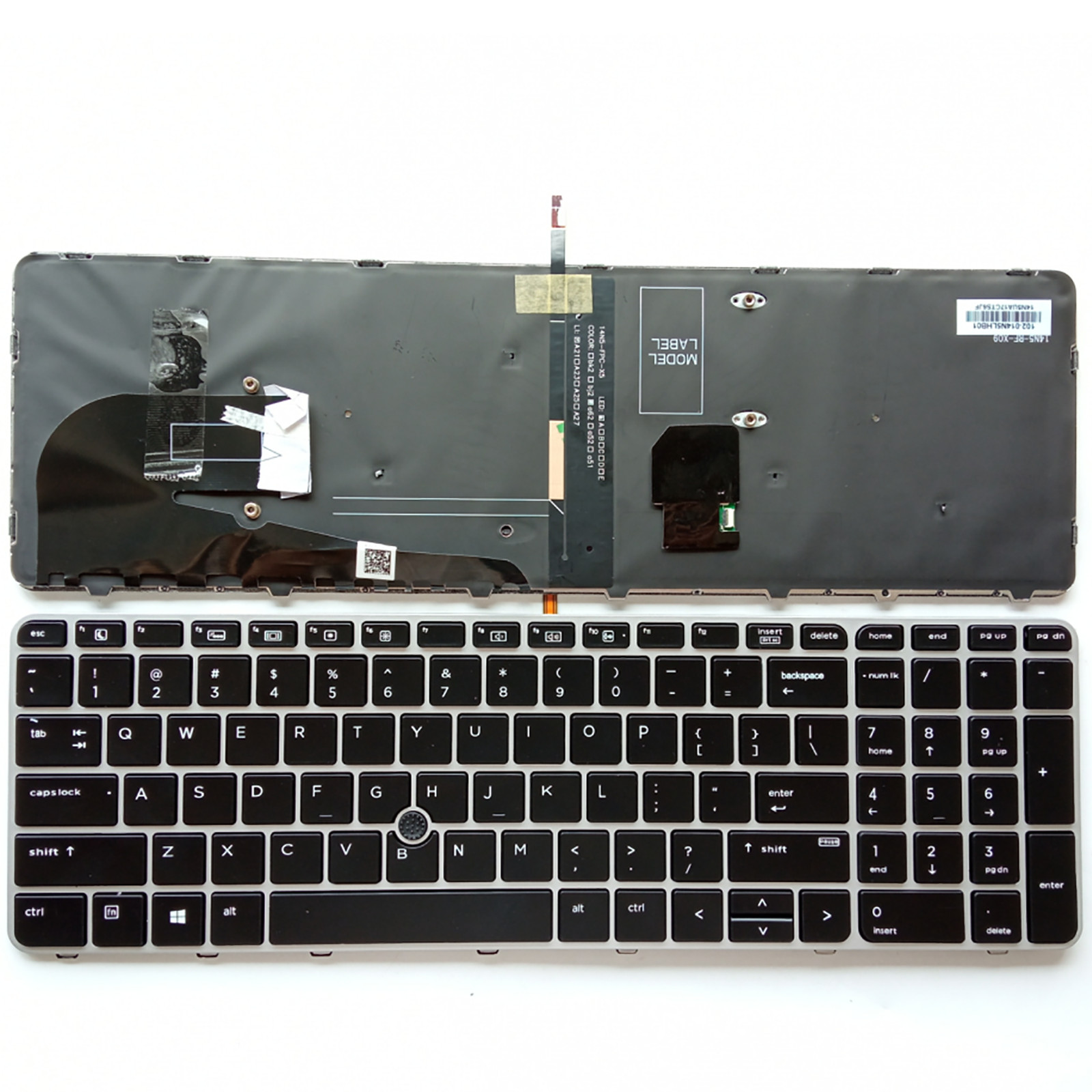 FOR HP ZBook 15U G3 G4 755 G3 850 G3 850 G4 Black English Backlight Keyboard