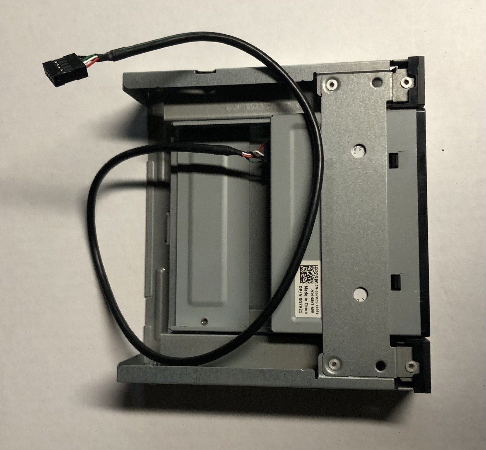 Dell 19-in-1 Media Card Reader 0G7V21 + 5.25″ Drive Bay Adapter NR95F + Cable !