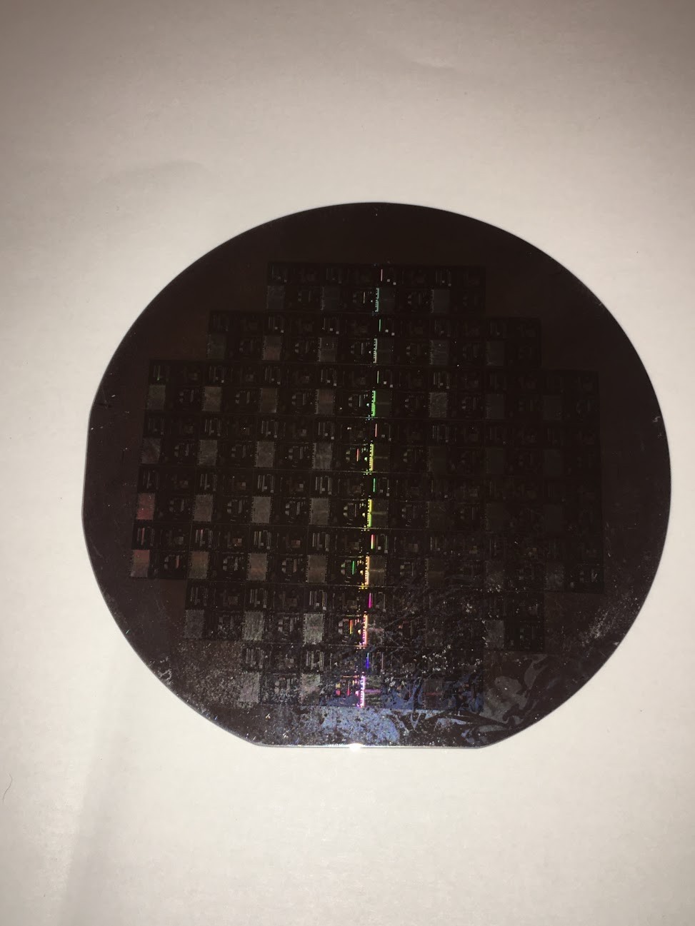 4″ Unknown SIL1 Silicon Wafer 1980s Extremely Rare Vintage CPU Chip