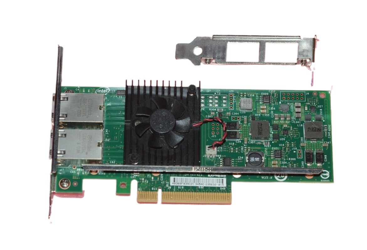 INTEL X540-T2 10GB 2P DUAL PORT NIC NETWORK ADAPTER DELL K7H46 3DFV8 540-BBHD