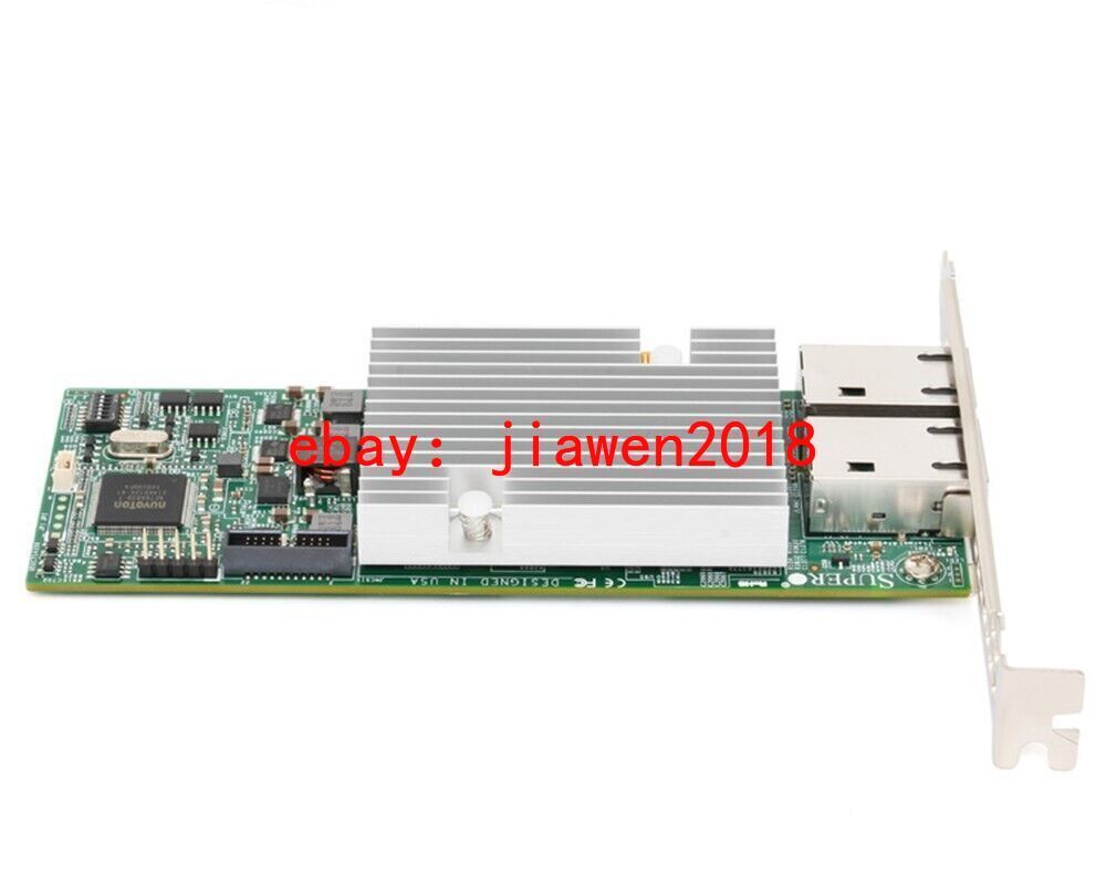 Supermicro AOC-STGS-I2T Std LP 2-port 10G RJ45, Intel X550 Network Card