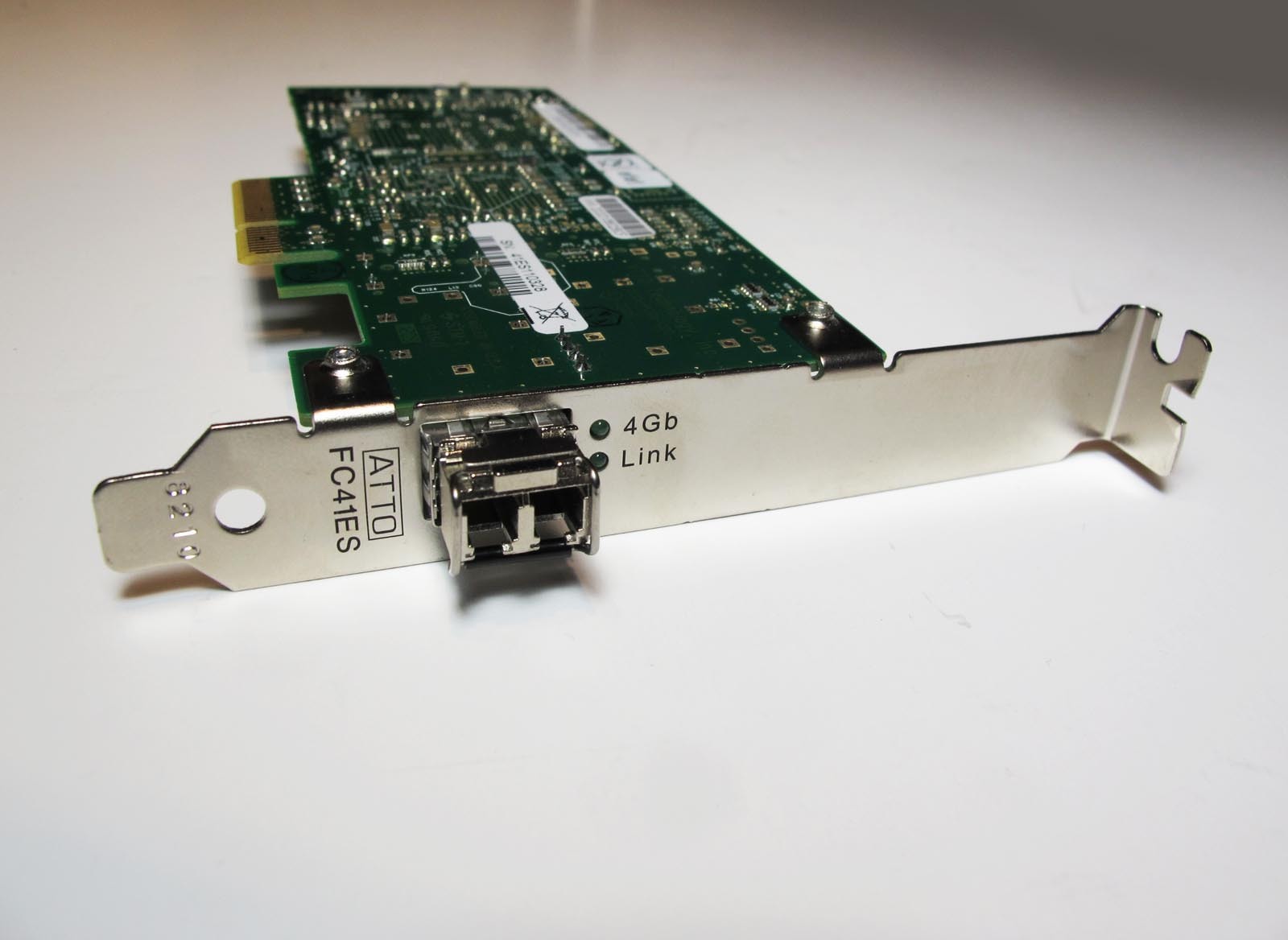 ATTO FC41ES 216V101C Rev D Fibre Network PCIe Card for Avid Unity – Excellent