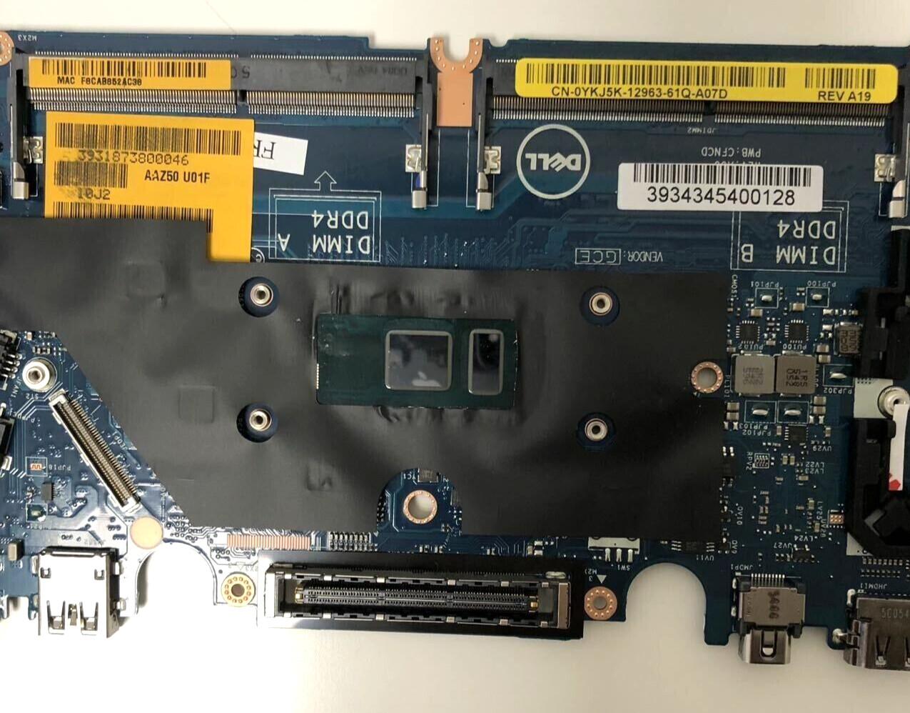 Dell Latitude E7270 Intel i3-6100U 2.30GHz AAZ50 LA-C451P DDR4 Motherboard YKJ5K