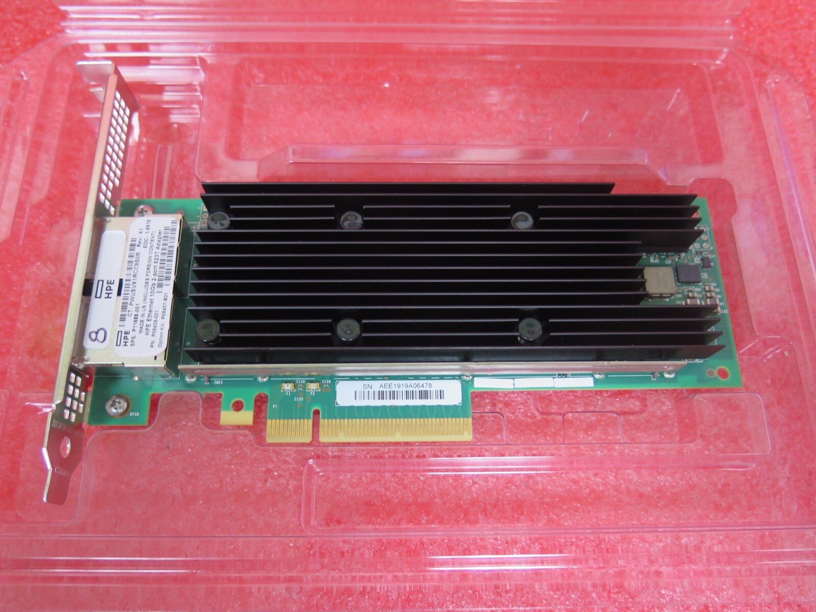 HPE Marvell QL41132HLRJ Ethernet 10Gb Dual Port Base-T Adapter P08437-B21