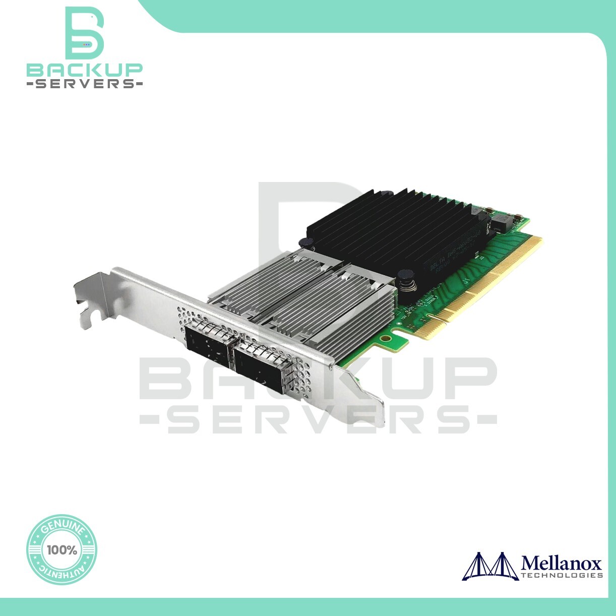 MCX556A-ECAT Mellanox ConnectX-5 2-Port 100Gbps PCI-e 3.0 QSFP28 Network Adapter