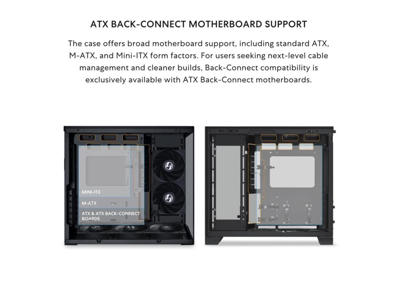 LIAN LI O11D MINI V2 Flow | Compact ATX Mid-Tower Airflow Computer Case | Panora