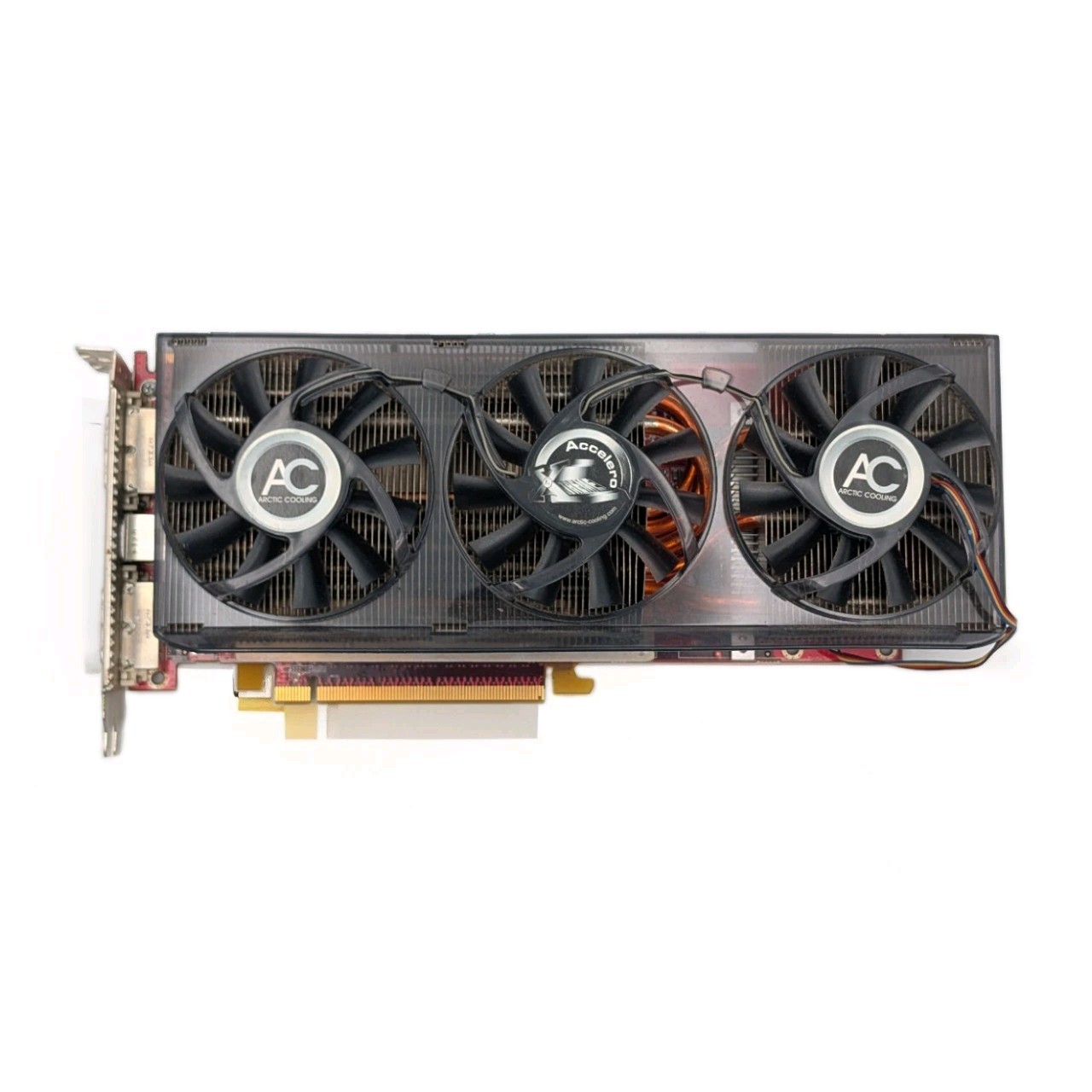 AMD ATI GPU Graphics Card Arctic Cooling Accelero X2 Triple Fan PCIe AS-IS