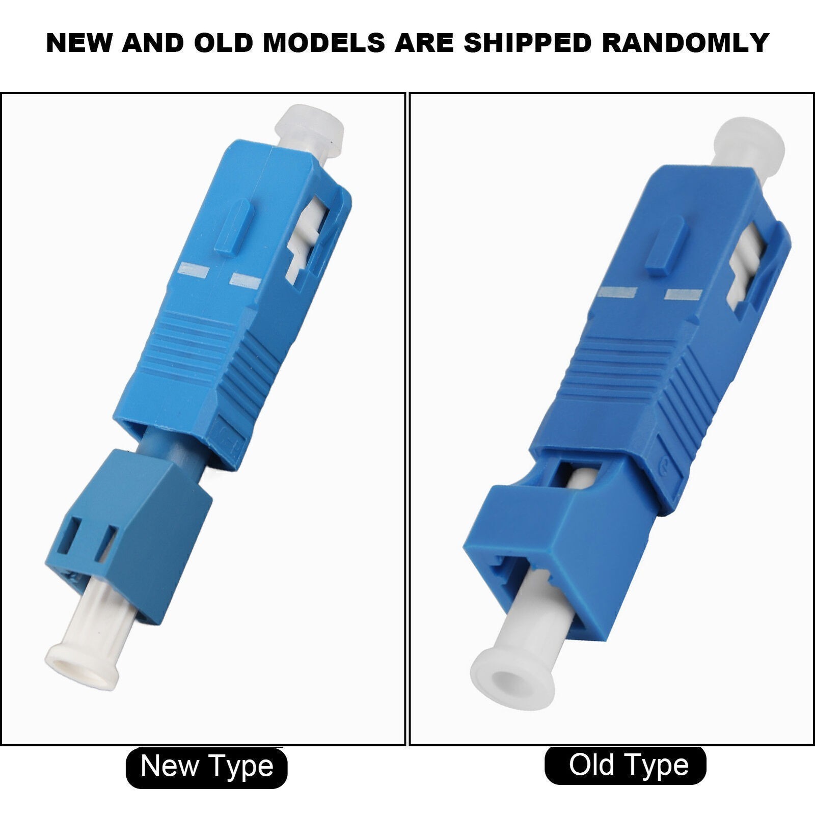 SC Male to LC Female Single Mode Fiber Optic Hybrid Optical Adaptor Converter