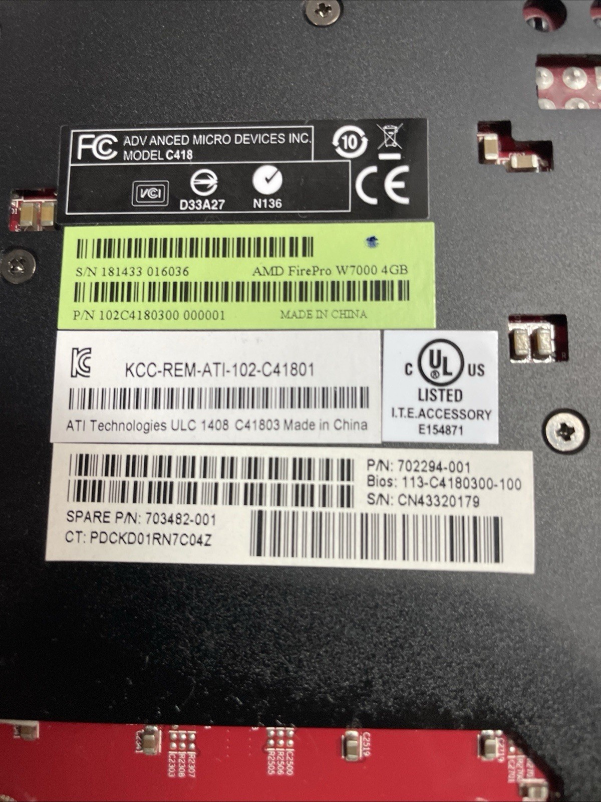 AMD FirePro W7000 4GB 4x Display Port Graphic Card