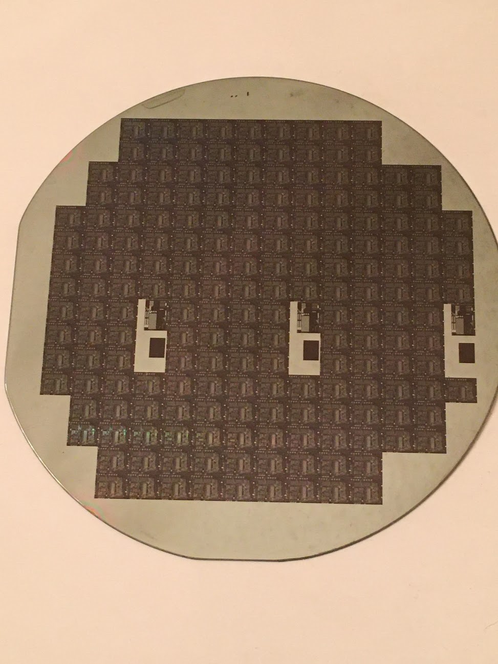 4″ Unknown Silicon Wafer 1980s Extremely Rare Vintage CPU Chip