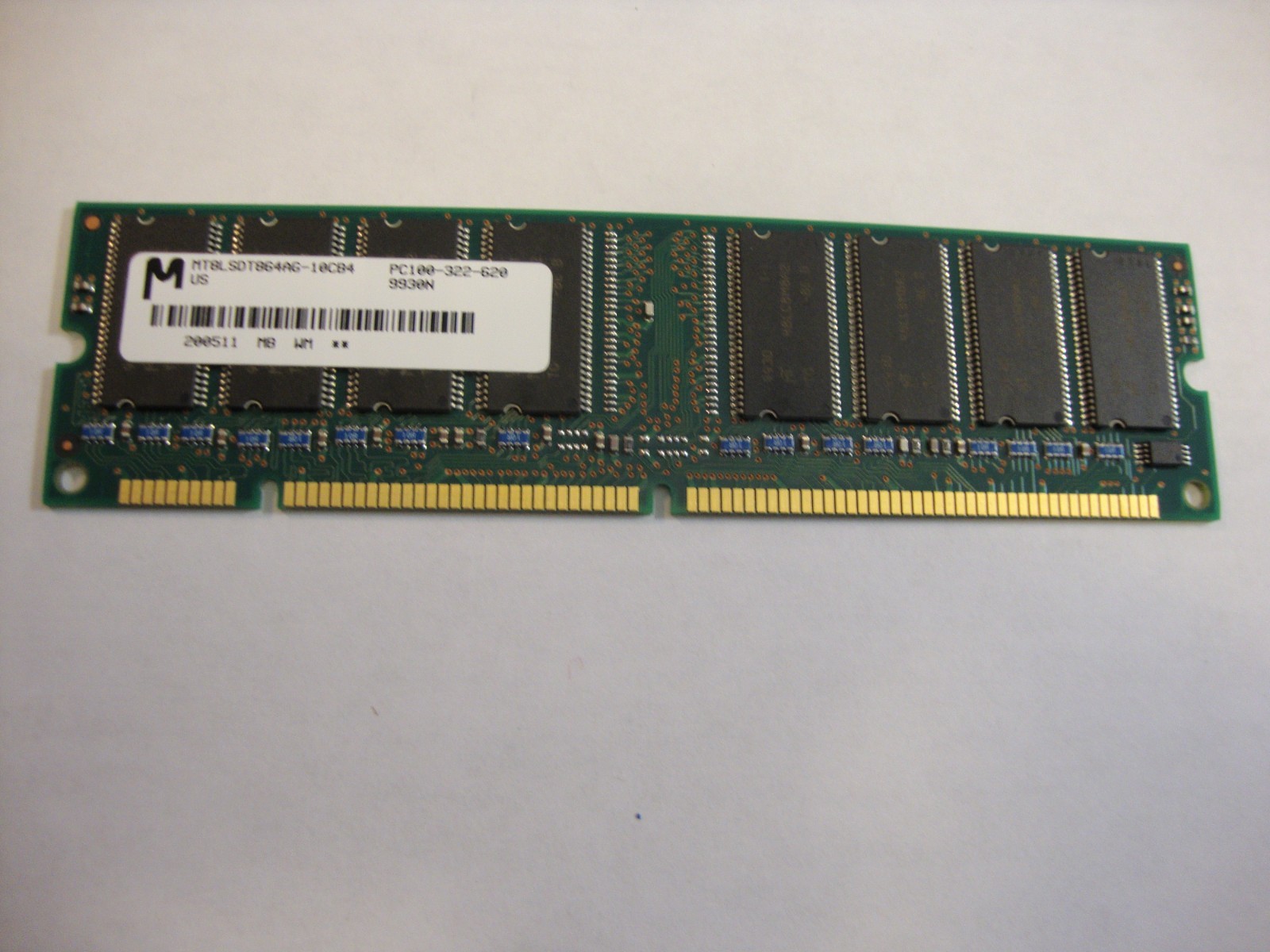 Compaq Desktop Memory PC100 64MB Micron MT8LSDT864AG-10CB4 RAM