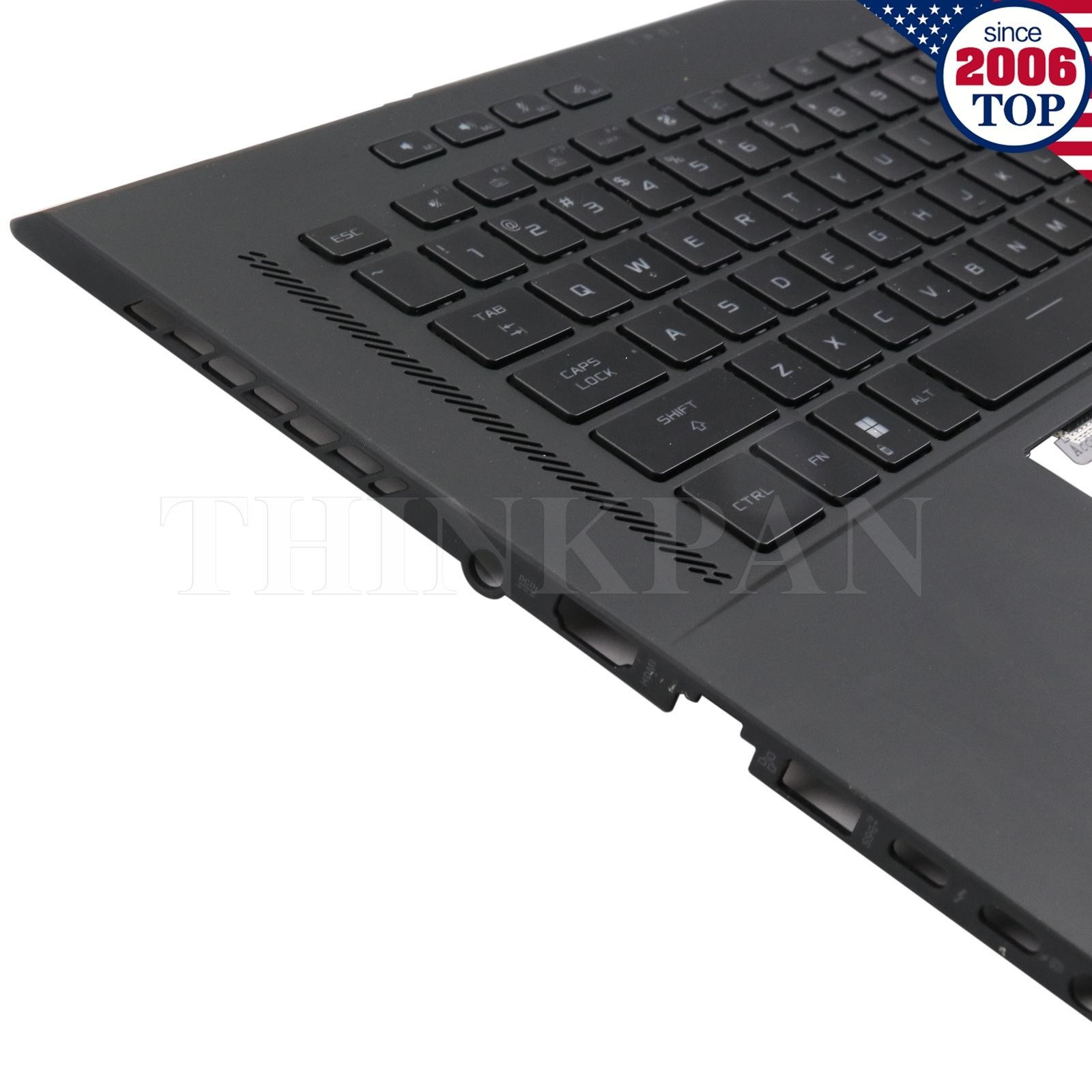 For ASUS ROG Zephyrus GA503 GU603 GA503Q GU603H Palmrest RGB Backlit Keyboard US