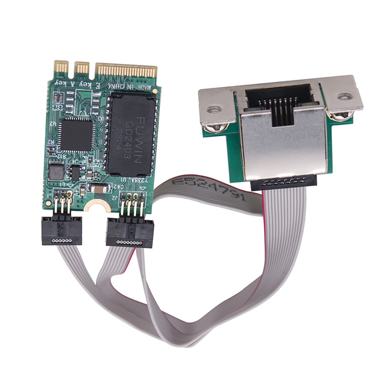 1 PC M.2 A+E Key RTL8125B 2.5G Gigabit Ethernet Network Lan Card Accessories