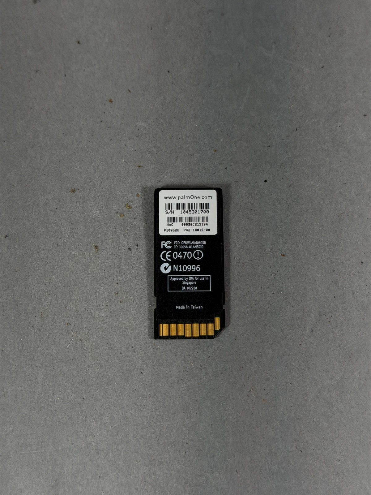 PalmOne Wi-Fi Card P10952U Wireless Network Card Treo Tungsten T3 T5 Zire