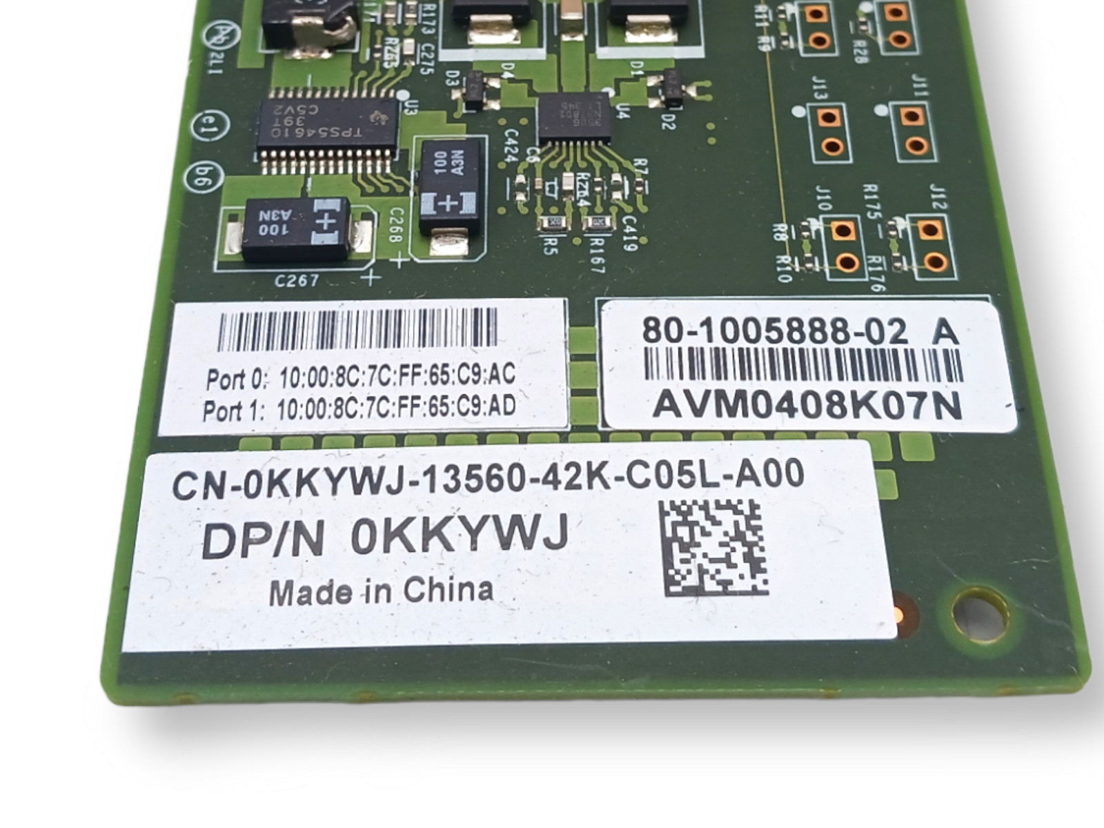 (2) Dell Brocade 8 Gb/s 2-Port PCIe 2.0 x8 FIBRE CHANNEL HBA CARD 825 w/ 2SPF