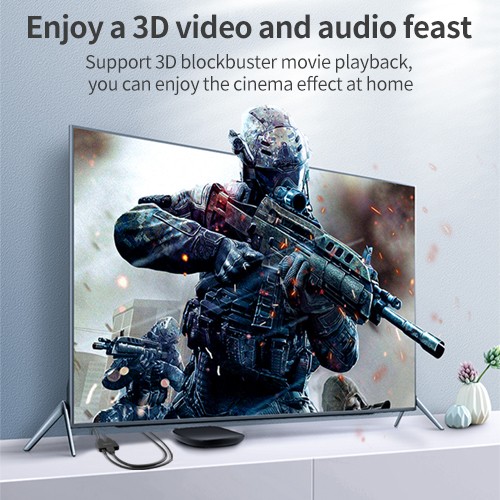 Acasis HDMI Splitter 1 in 2 Out 4K@60Hz Ultra HD Distributor Box Supports ABB