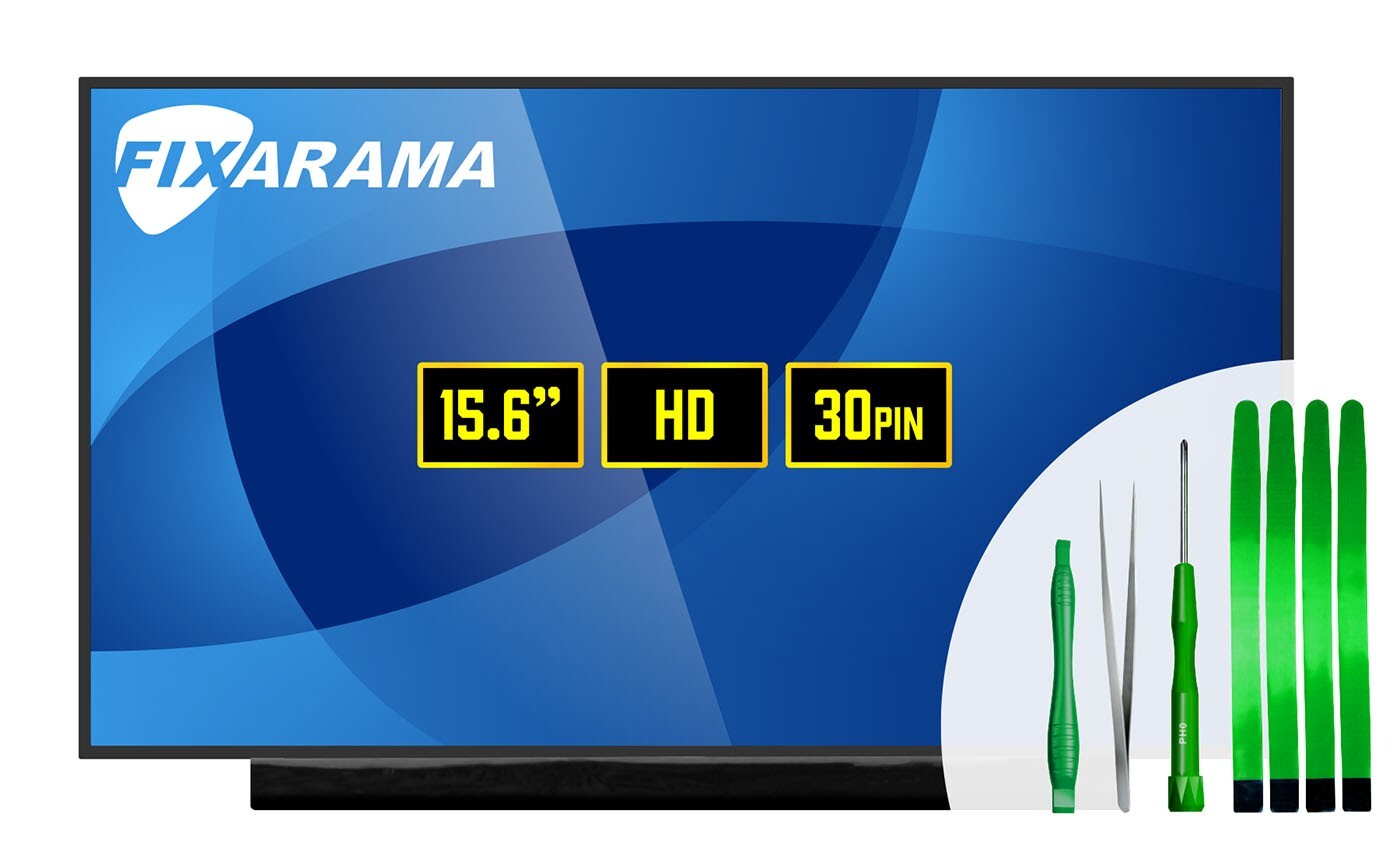 AUO NT156WHM-N34 HD 1366×768 Glossy 30pin LCD Screen + Tools GRADE A+ FIXARAMA