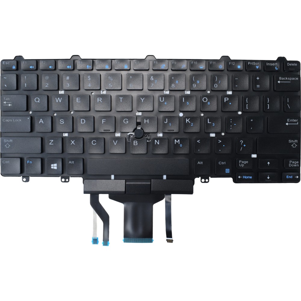 Backlit Keyboard w/ Pointer For Dell Latitude 5490 5491 5495 7490 Laptops 6NK3R