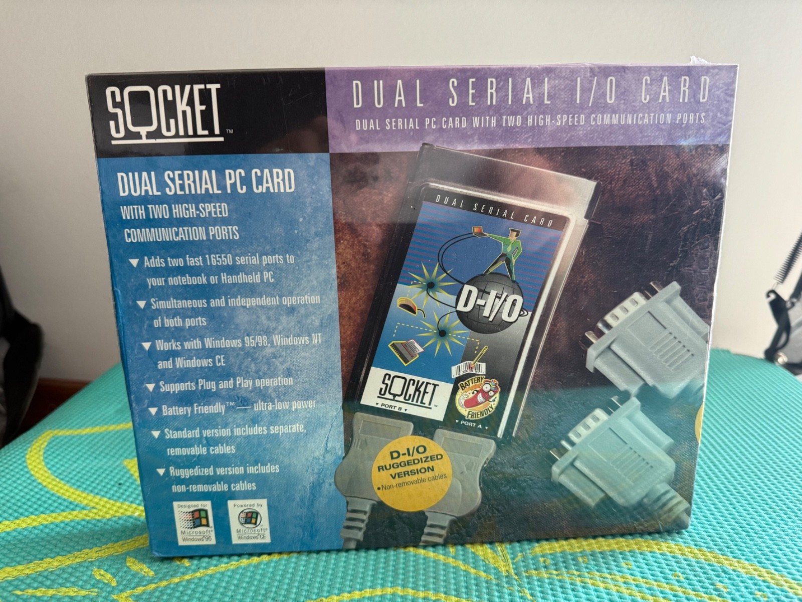 Socket SL0723-116 Dual Serial I/O PC Card – Ruggedized – Brand New