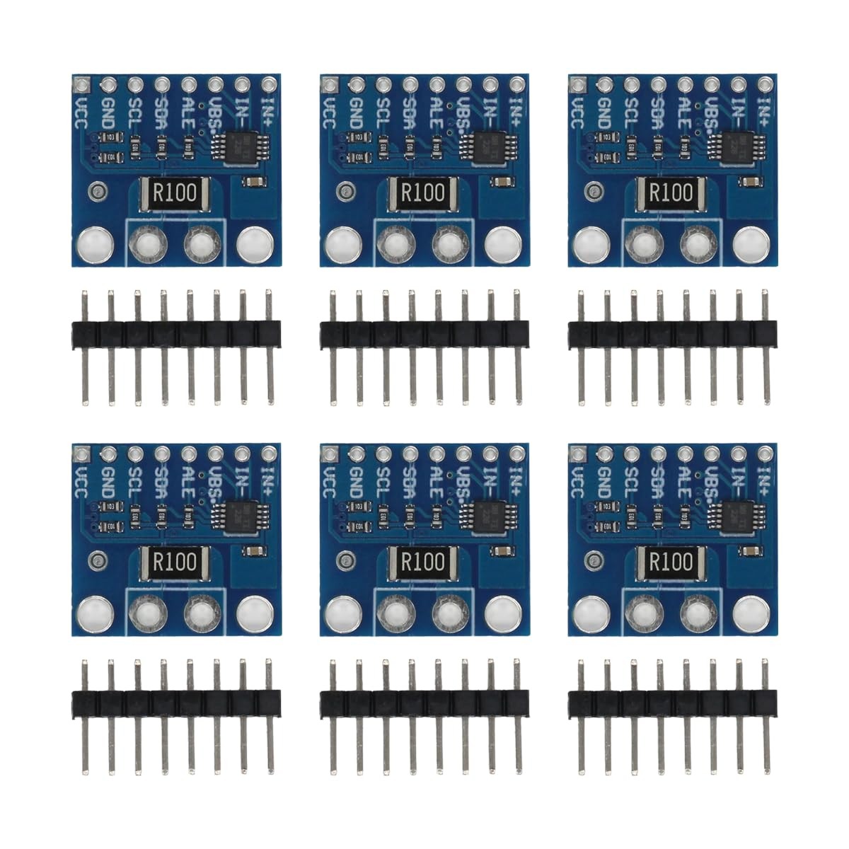 6pcs INA226 Voltage and Current Monitoring Module with Alarm Function, 36V Bi…