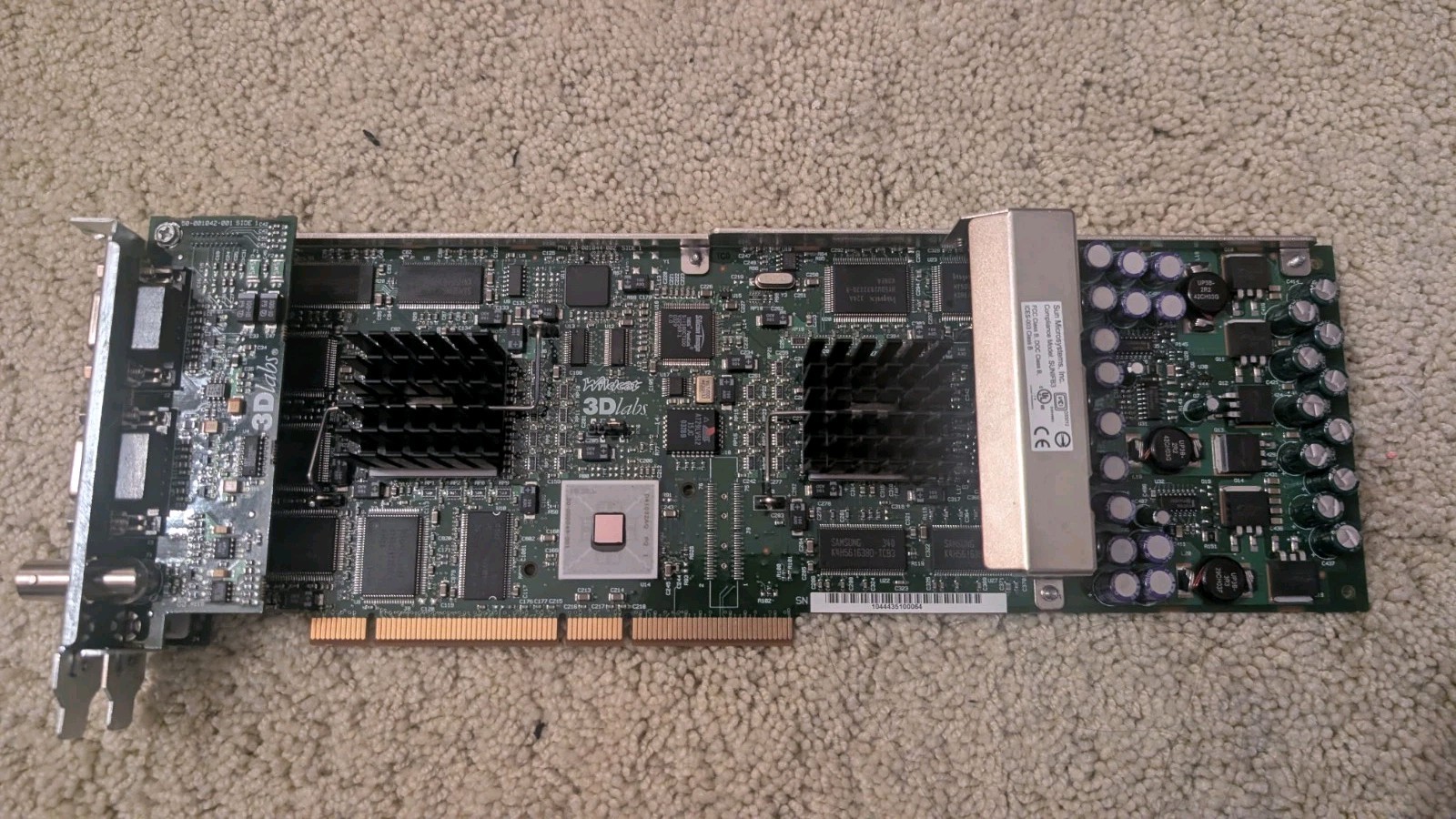 HP 3D Labs Wildcat 6110 128MB AGP Pro 2xDVI 270451-001 (NO CATS INCLUDED!)