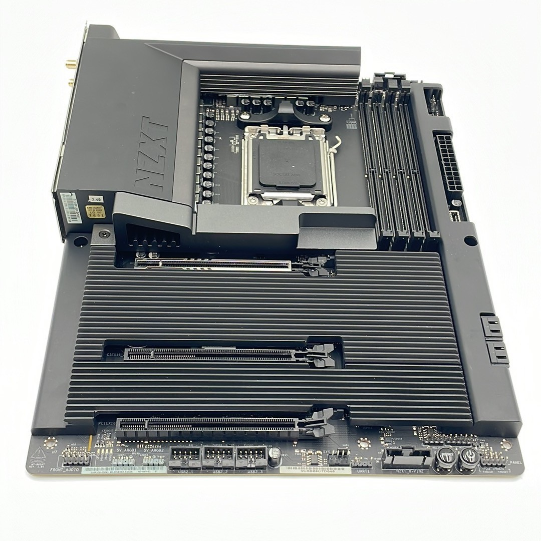 NZXT N7 B850 – AMD B850 AM5 DDR5 Wi-Fi 6E Black ATX Gaming Motherboard
