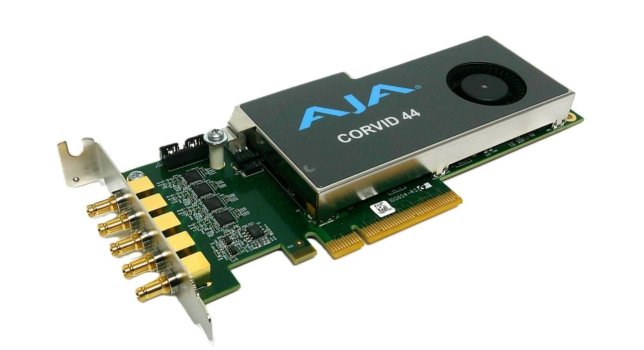AJA CORVID 44 CRV44-S-NC1 LOW-PROFILE 8-LANE PCIe/4x INDEPENDENTLY CONFIGURABLE