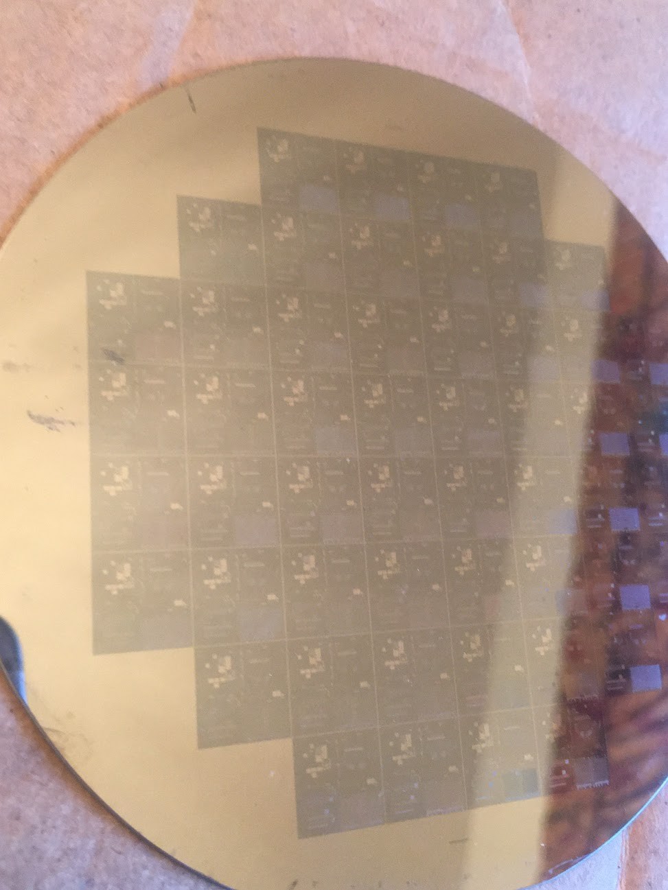 4″ Unknown SIL1 Silicon Wafer 1980s Extremely Rare Vintage CPU Chip