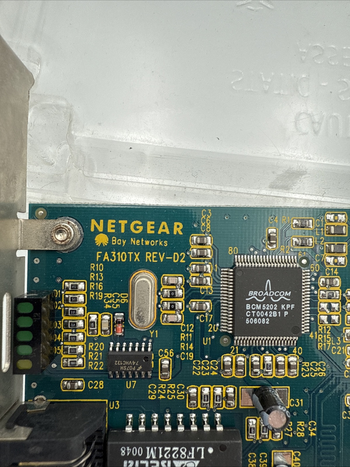 Netgear FA310TX Rev-D2 PCI 10/100 Ethernet Network Card – Vintage NIC