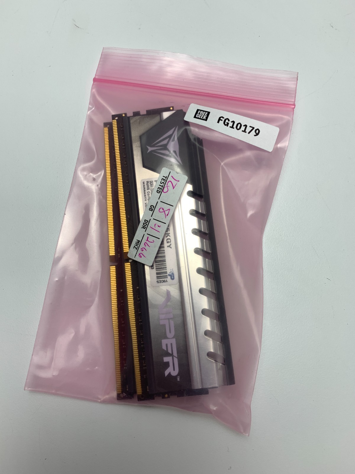 PATRIOT VIPER 2X4GB DDR4 2666MHz RAM