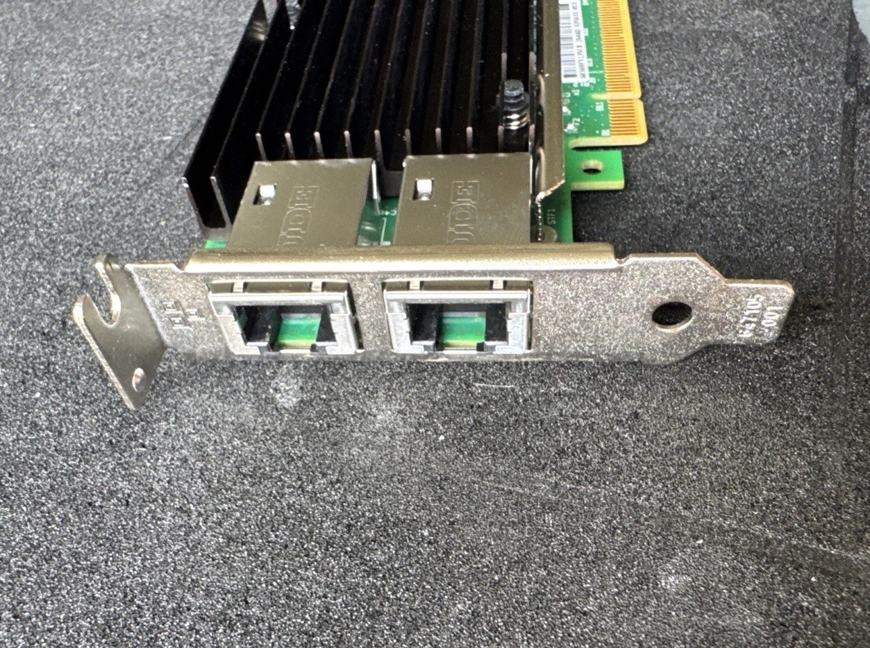Genuine INTEL CONVERGED DUAL PORT NETWORK ADAPTER X540-T2 X540T2 SFF Bracket