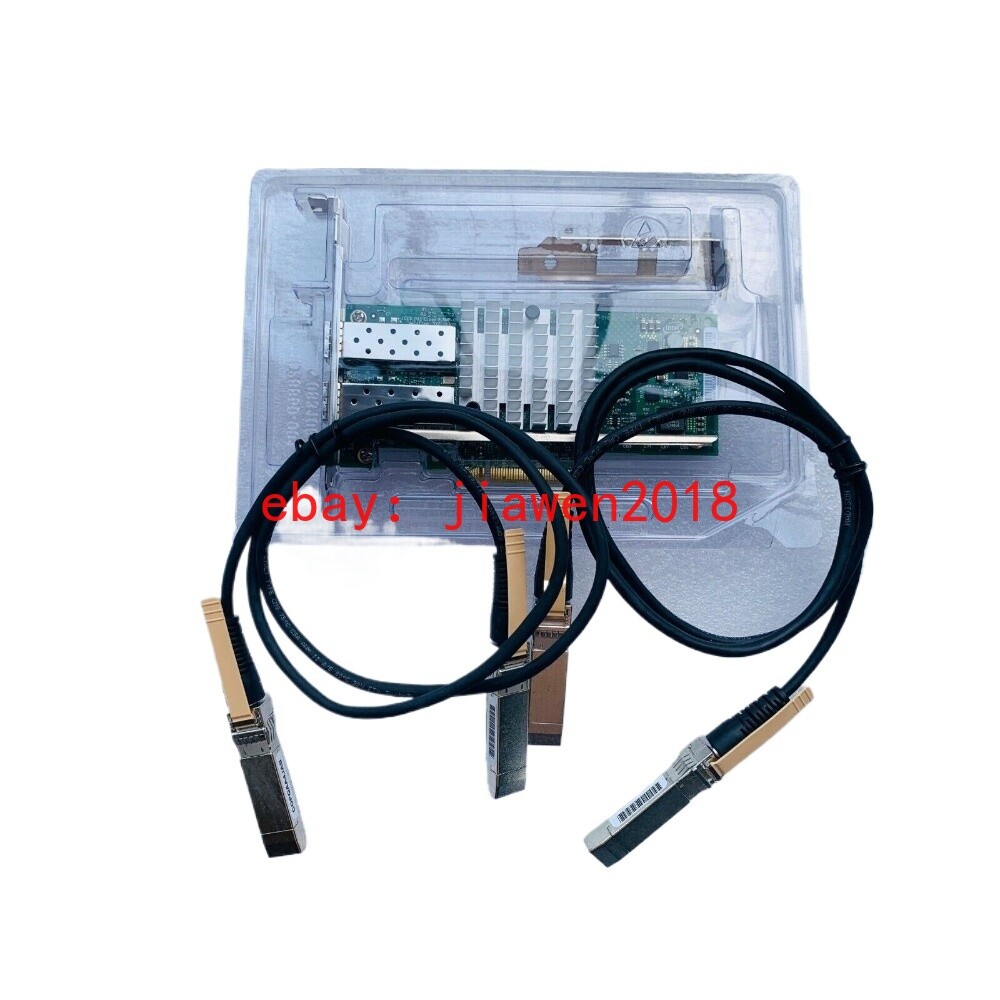 Intel X520-DA2 10Gb 10Gbe Adapter E10G42BTDA with 2x DAC’s Direct Attach Cable