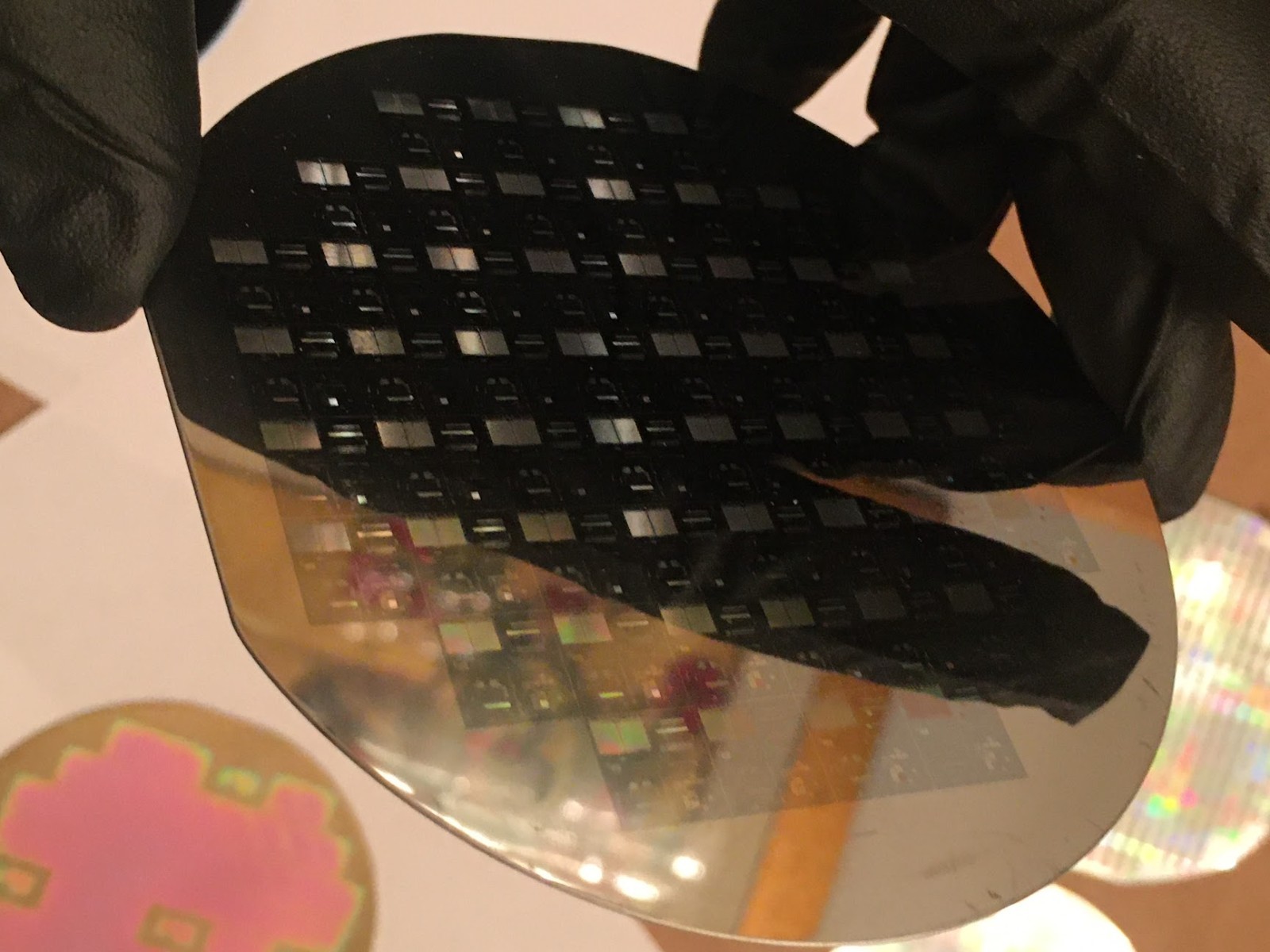 4″ Unknown SIL1 Silicon Wafer 1980s Extremely Rare Vintage CPU Chip