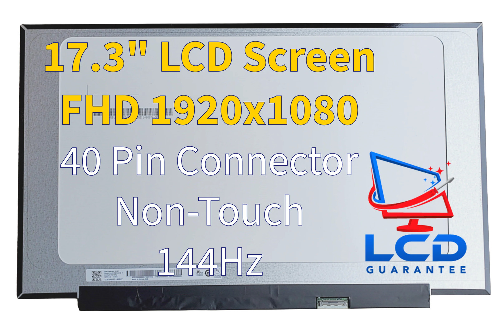 MSI GS75 Stealth GS75226 17.3″ Non-Touch Replacement LCD Laptop Screen