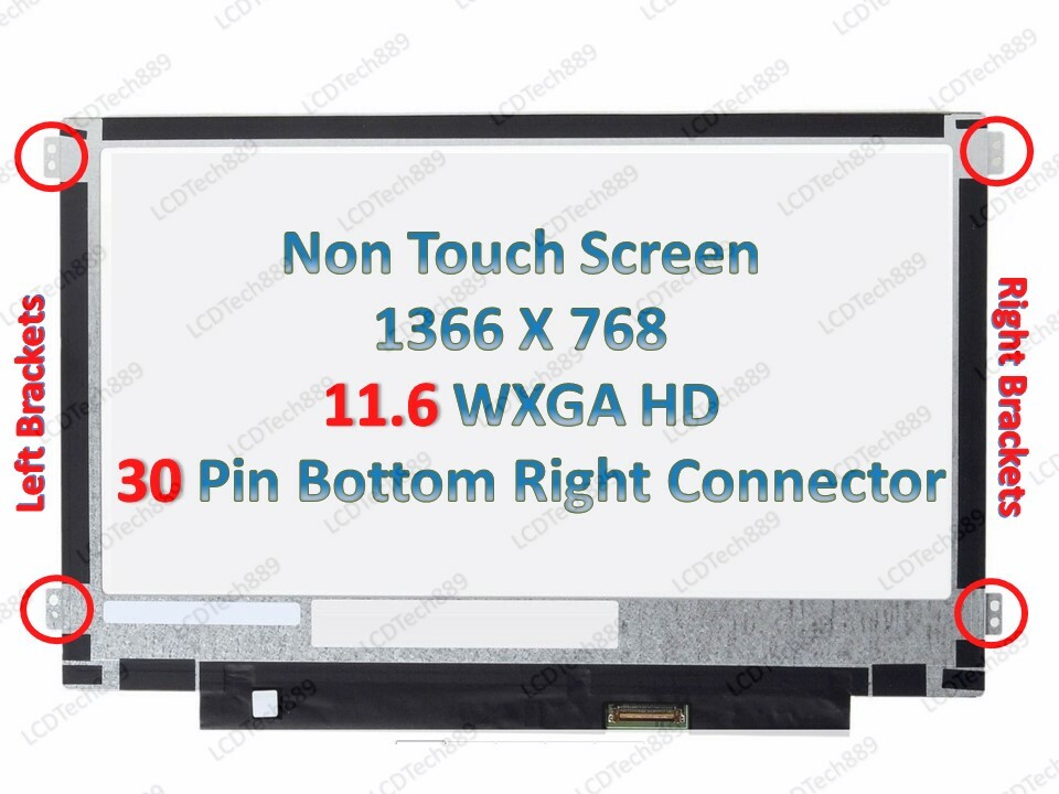 MB116AN01-2 Lenovo 11.6 WXGA HD 30 PIN laptop LED LCD Display Screen 81MA0000US