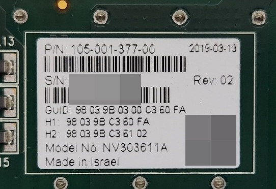 EMC / Mellanox NV303611A Innova-2 Flex Open 2x 100GbE SmartNIC with KU15P FPGA