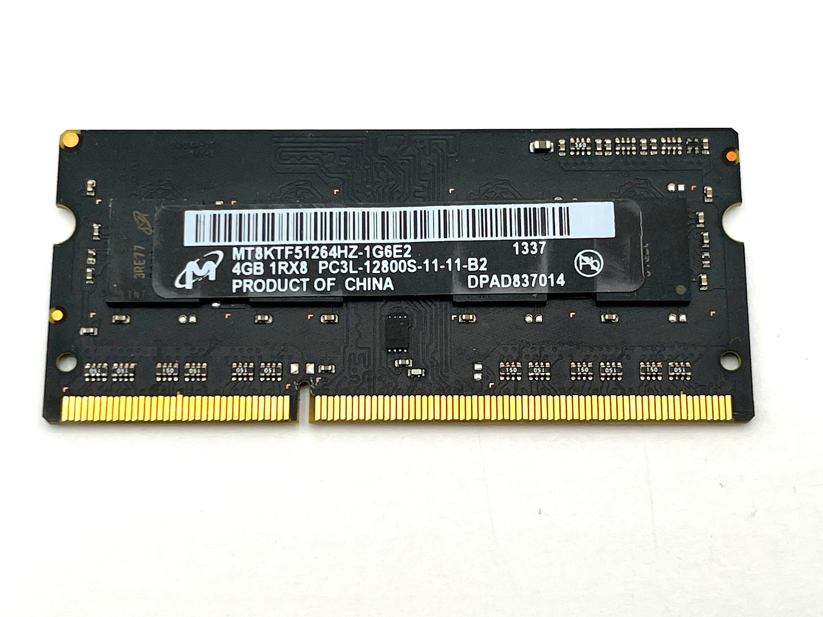 Lot of 14 – Micron 4GB 1Rx8 DDR-3 1200 SODIMM MT8KTF51264HZ-1G6E2
