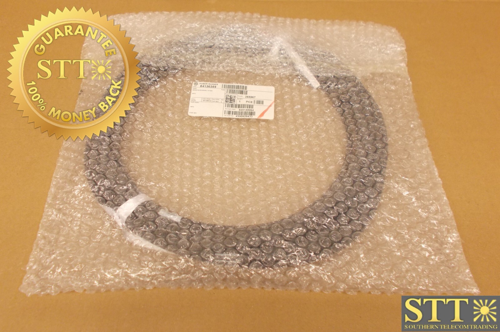 84136359 HUBERSUHNER OPTICAL FIBER CABLE 915M LC/LC 09H02FG0-50-88/88-2-15MM NEW